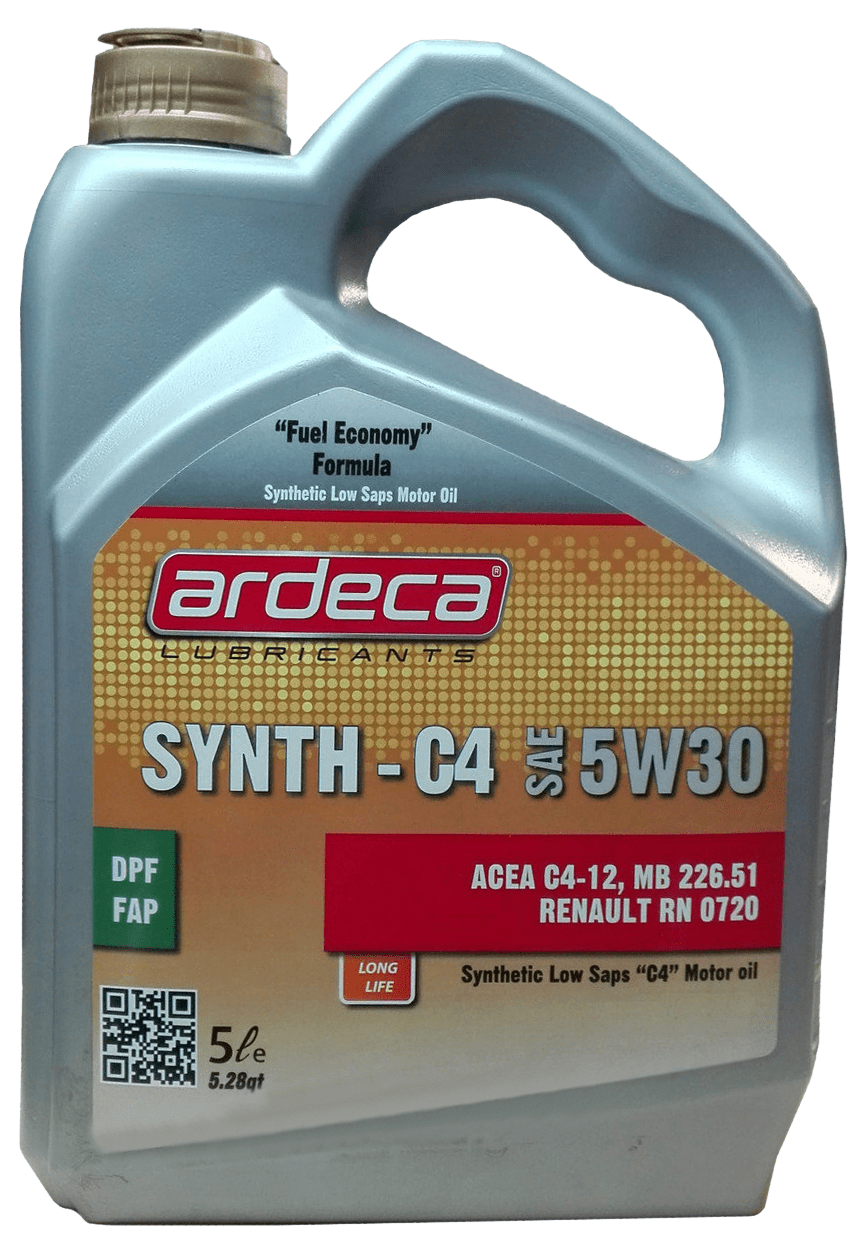 Моторное масло Ardeca SYNTH-C4 5W30, 5л